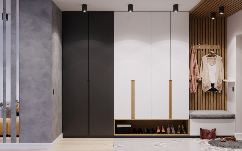 Рейки в прихожей