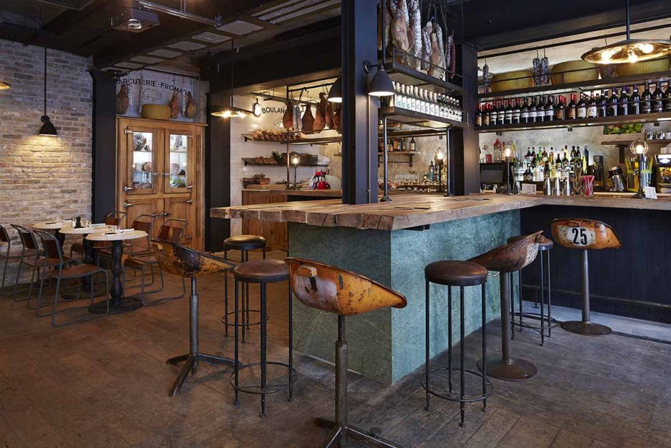 Гостиная в стиле бара