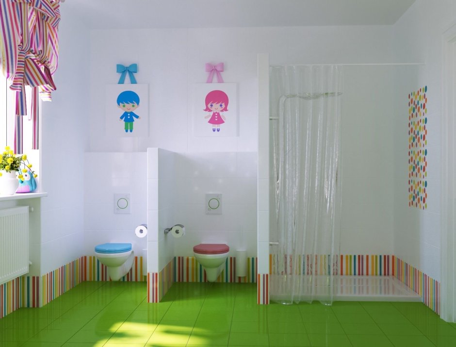 Ванная комната в детском саду (68 фото)
