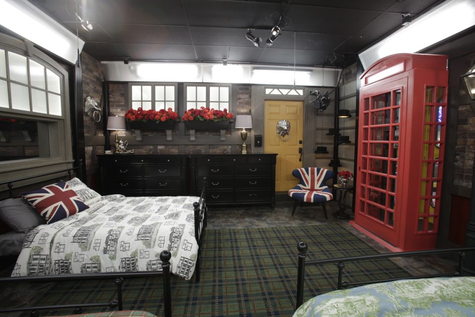 Комната в британском стиле для подростка