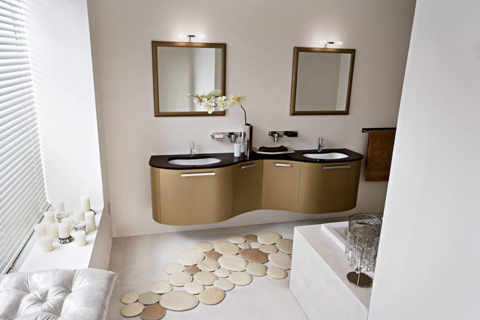 Мебель в ванную комнату современная классика Неоклассика
