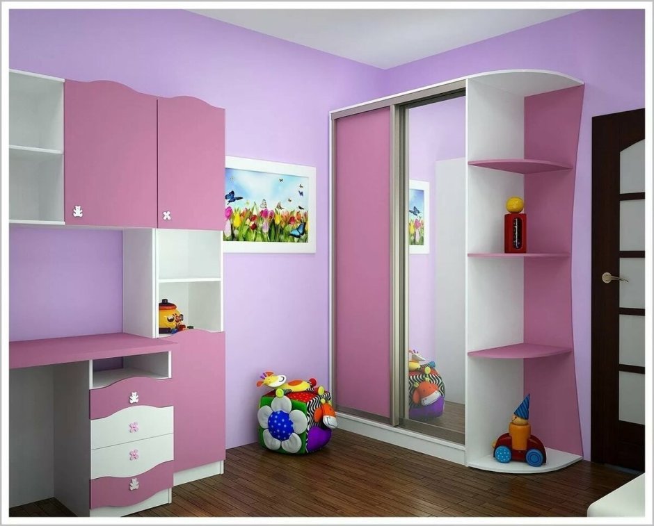 Шкафы в детскую спальню