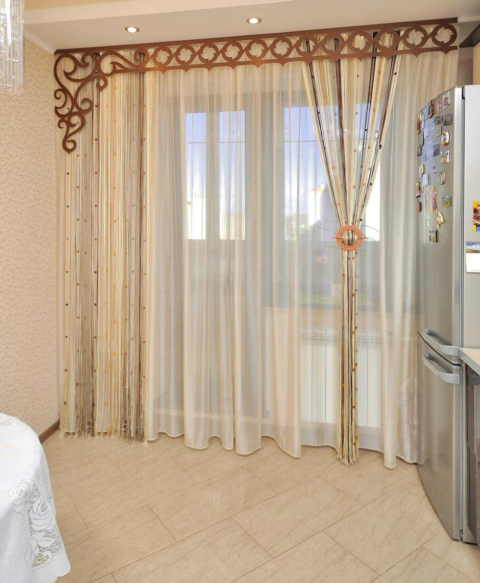 Шторы для комнаты с балконом