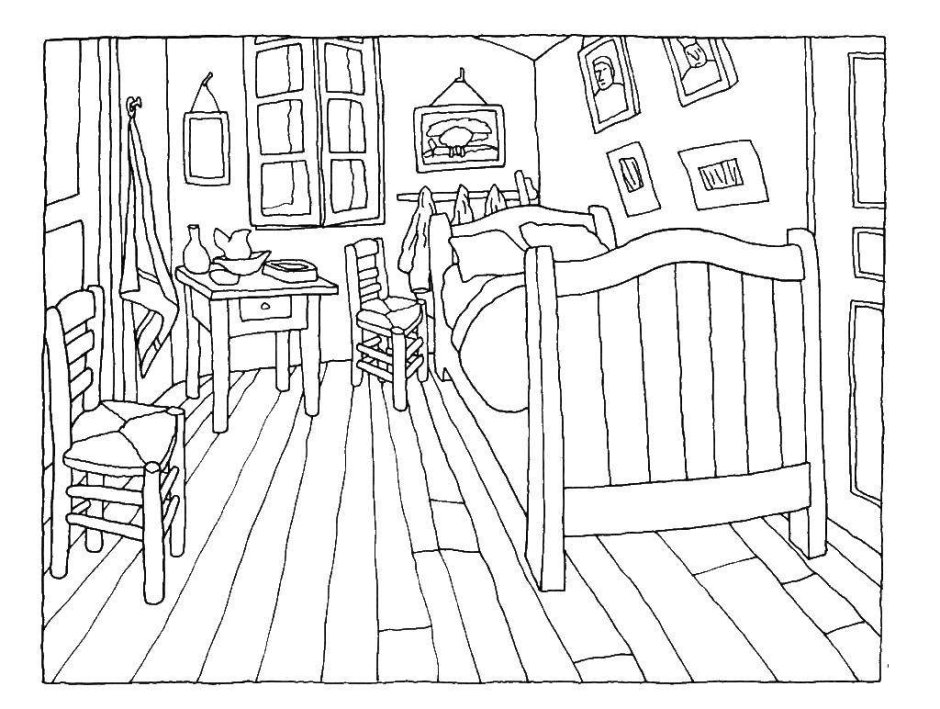 Спальня в Арле 1888