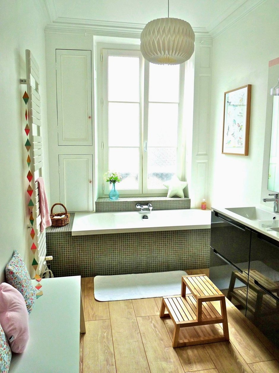 Маленький уютный ванная