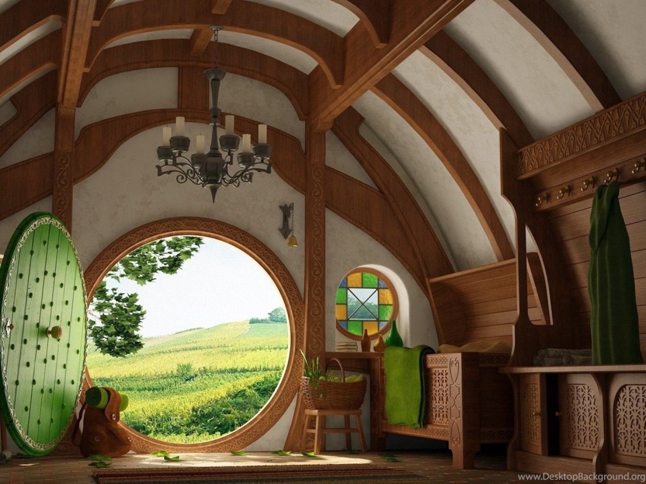 «The Hobbit House» («дом хоббитов»)