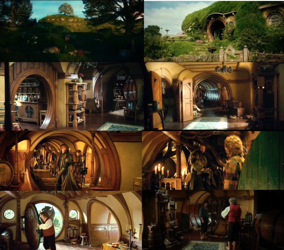 Дом Хоббита Domaine de la Pierre ronde Hobbit House in France made out
