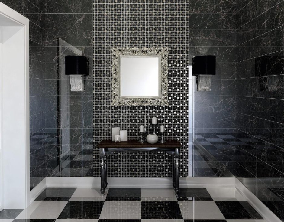 Круглая мозаика для ванной