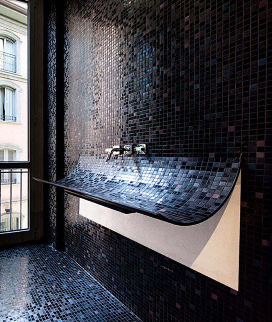 Необычная мозаика для ванной