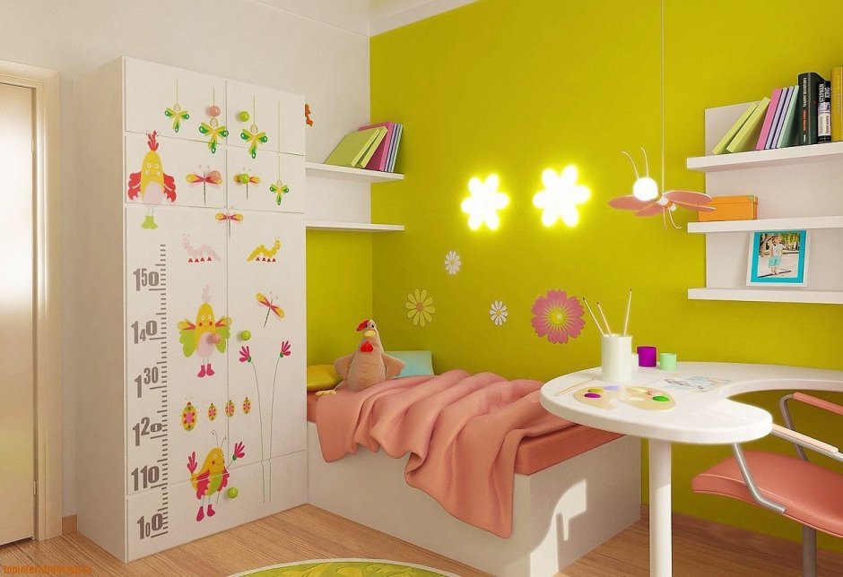 Декор для детской комнаты девочке