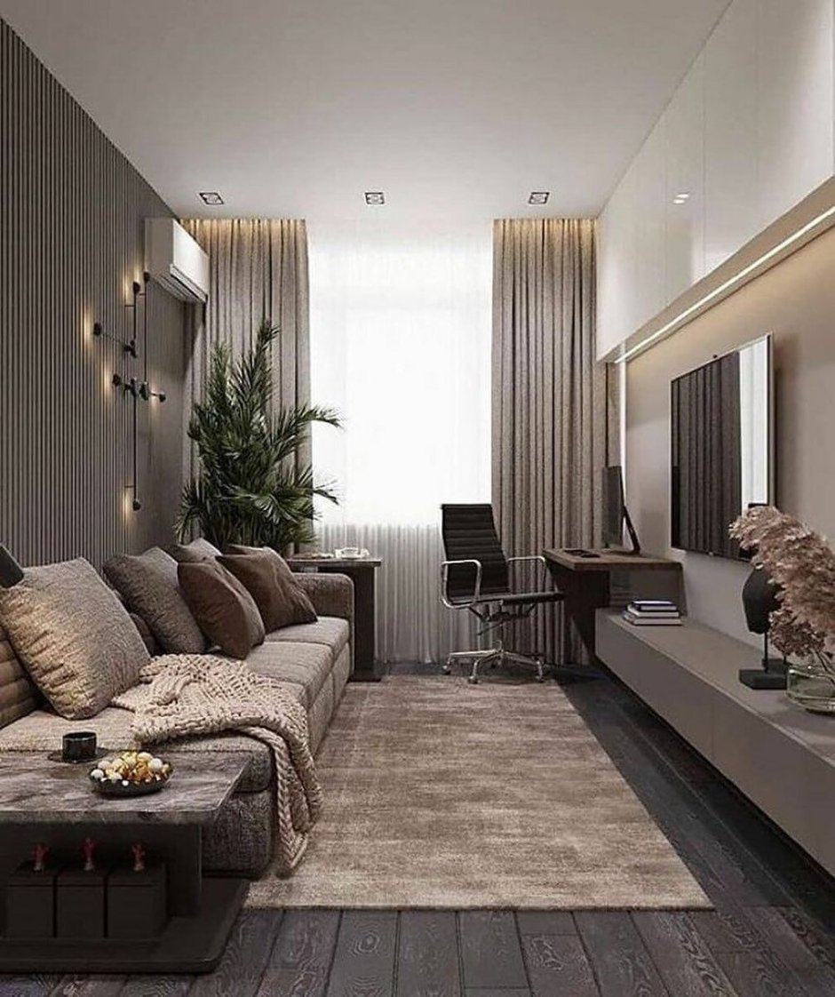 Chandelier in livingroom в хрущёвке