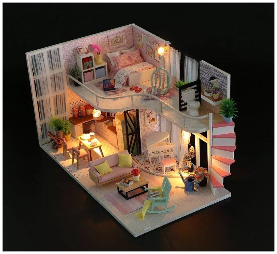 Комната 3d Low Poly