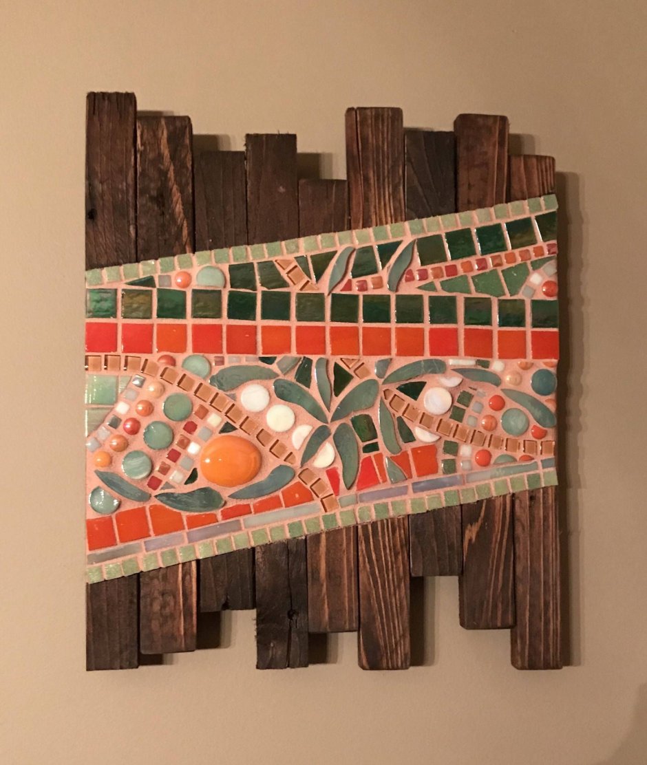 Панно из деревянной мозаики