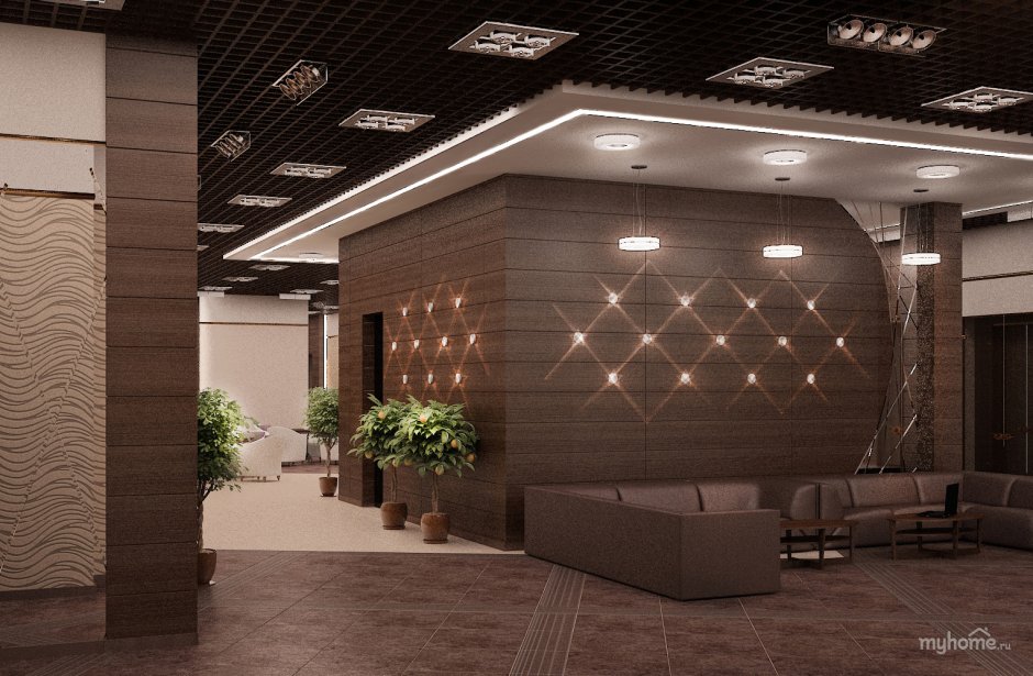 Дизайн вестибюля офиса