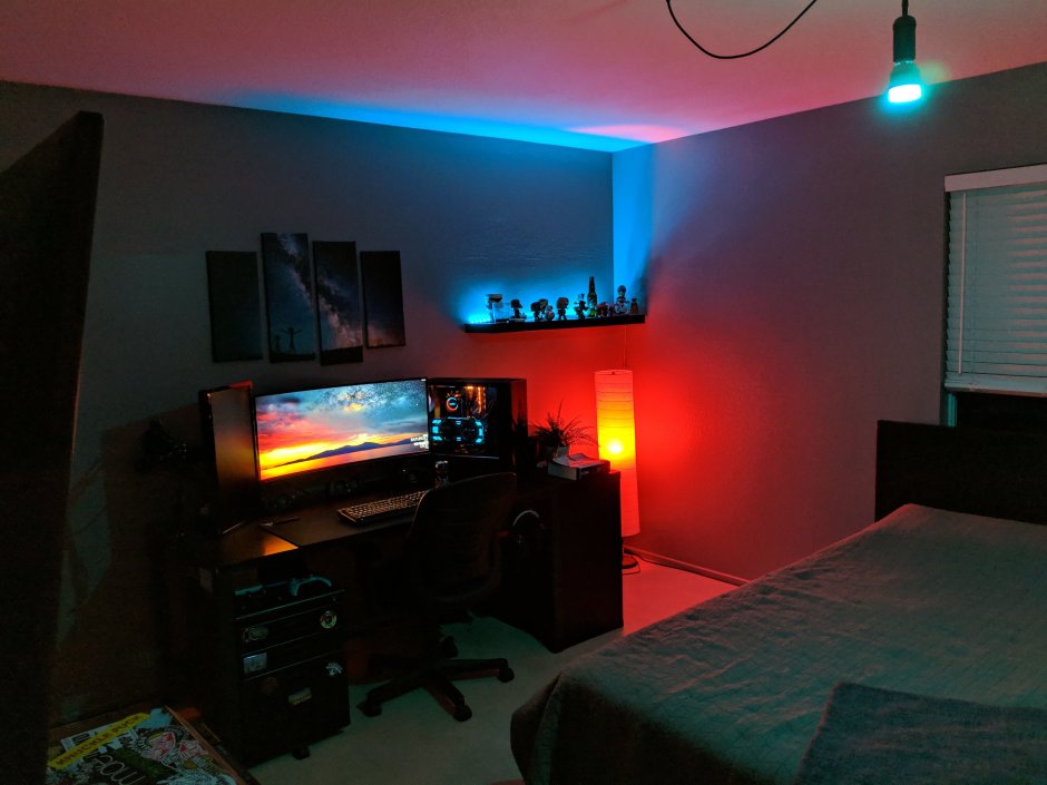 Спальные комнаты геймерские