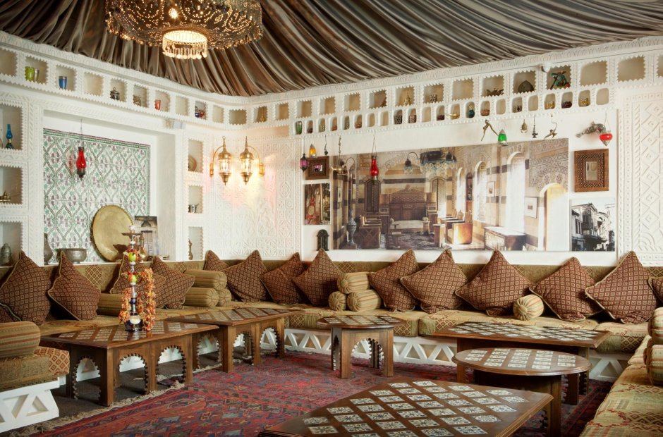 Кафе интерьер в стиле Марокко
