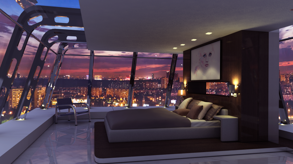 Лакшери комната ночь