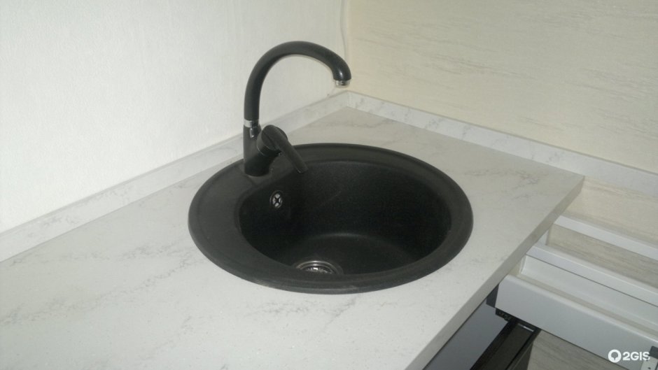 Раковина черная двойная в ванную