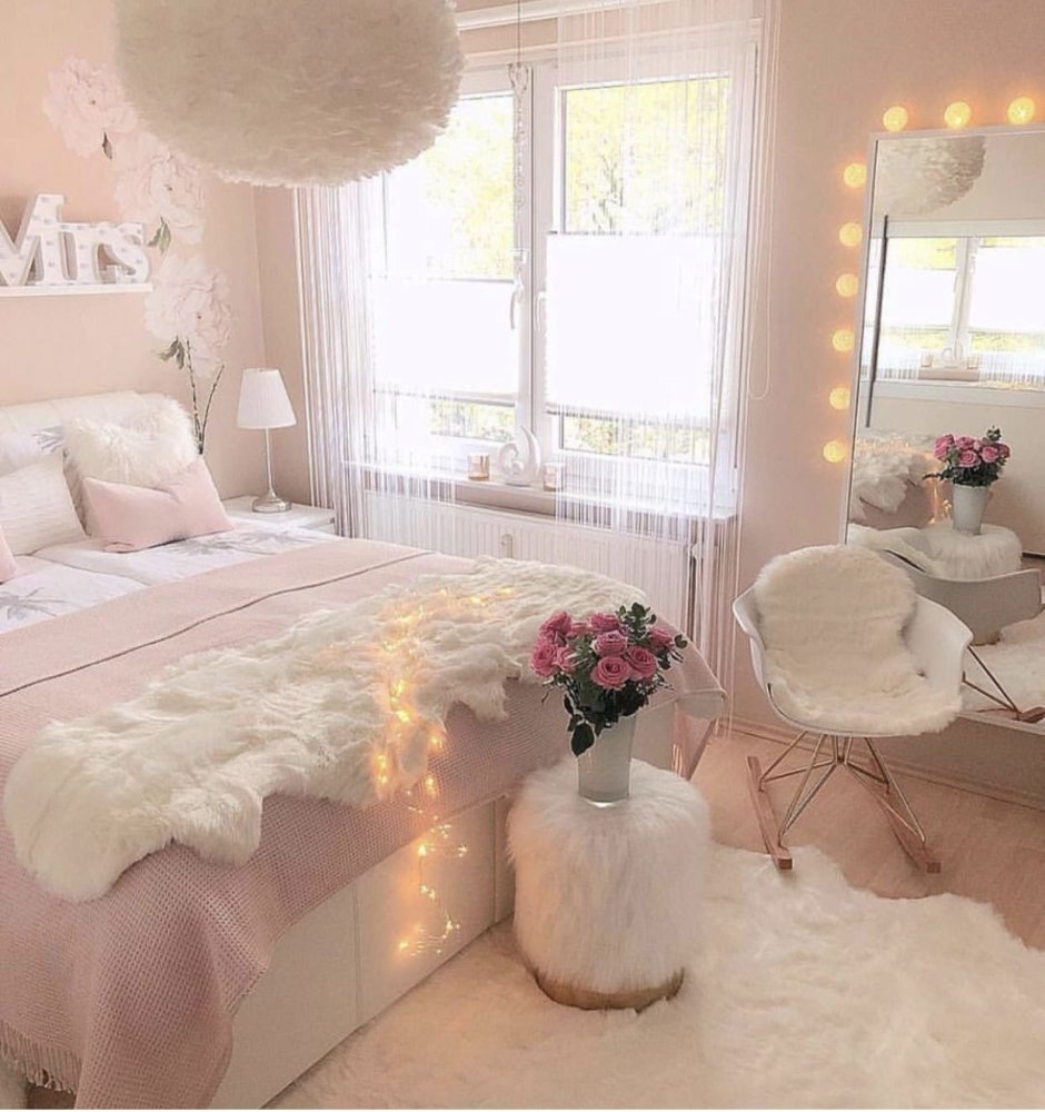 Комната в нежных тонах