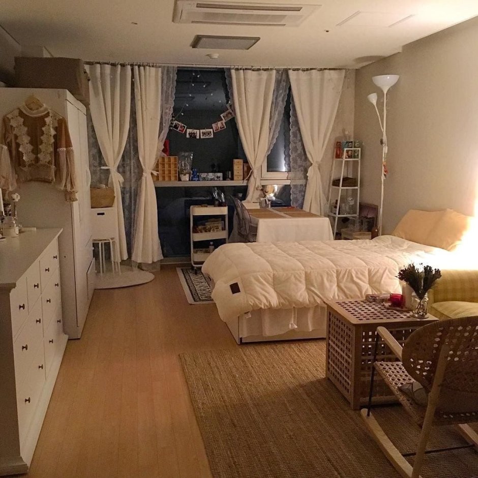 Корейская спальня Эстетика
