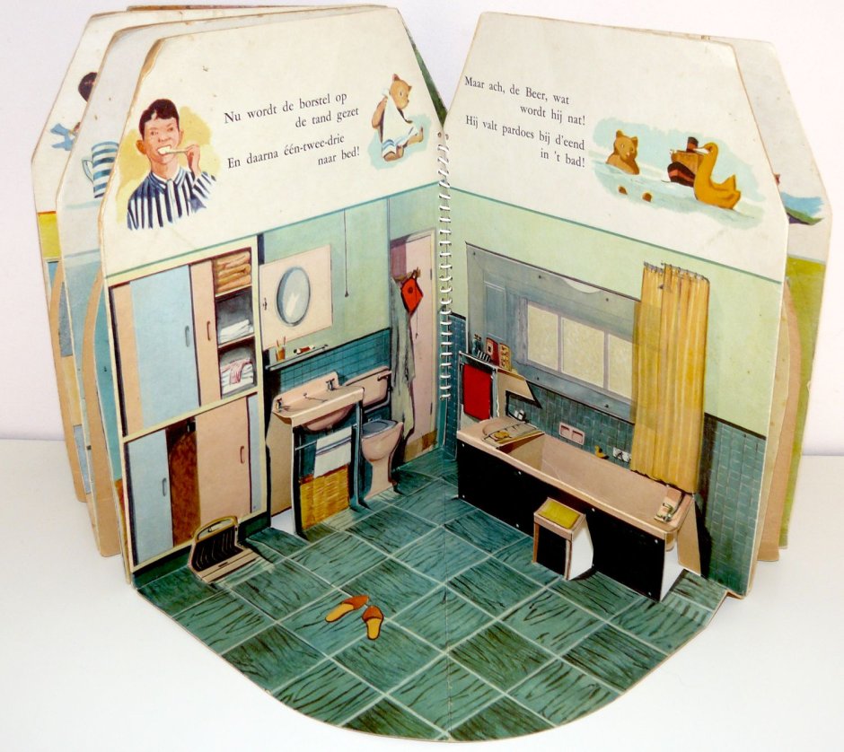 Кукольный бумажный домик для распечатки