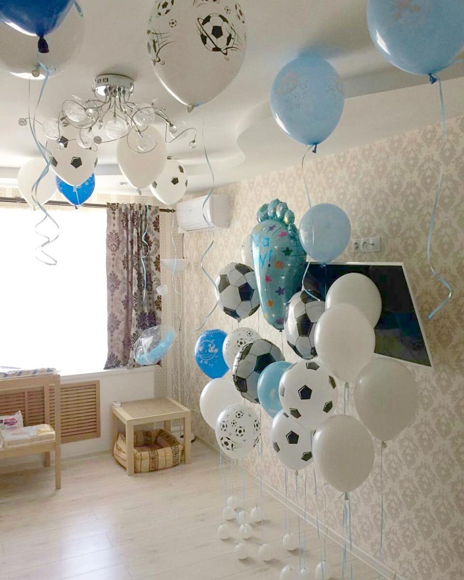 детскую комнату украсить шариками комнату