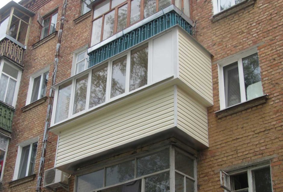 Интересные балконы снаружи