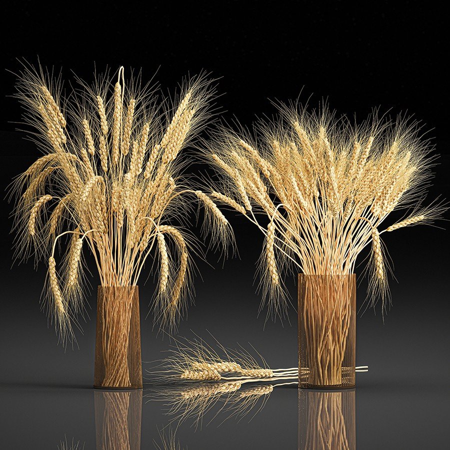 Колоски пшеницы в интерьере (59 фото)