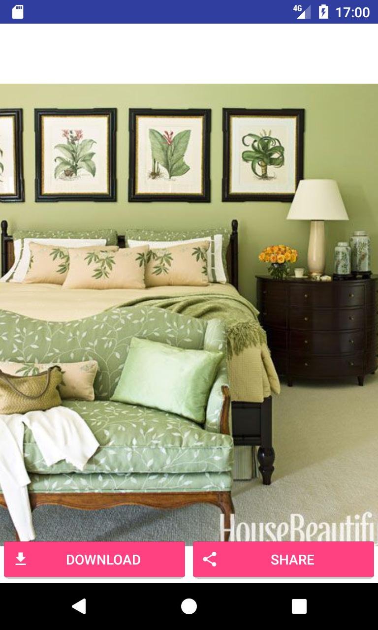 Картины для зеленой спальни