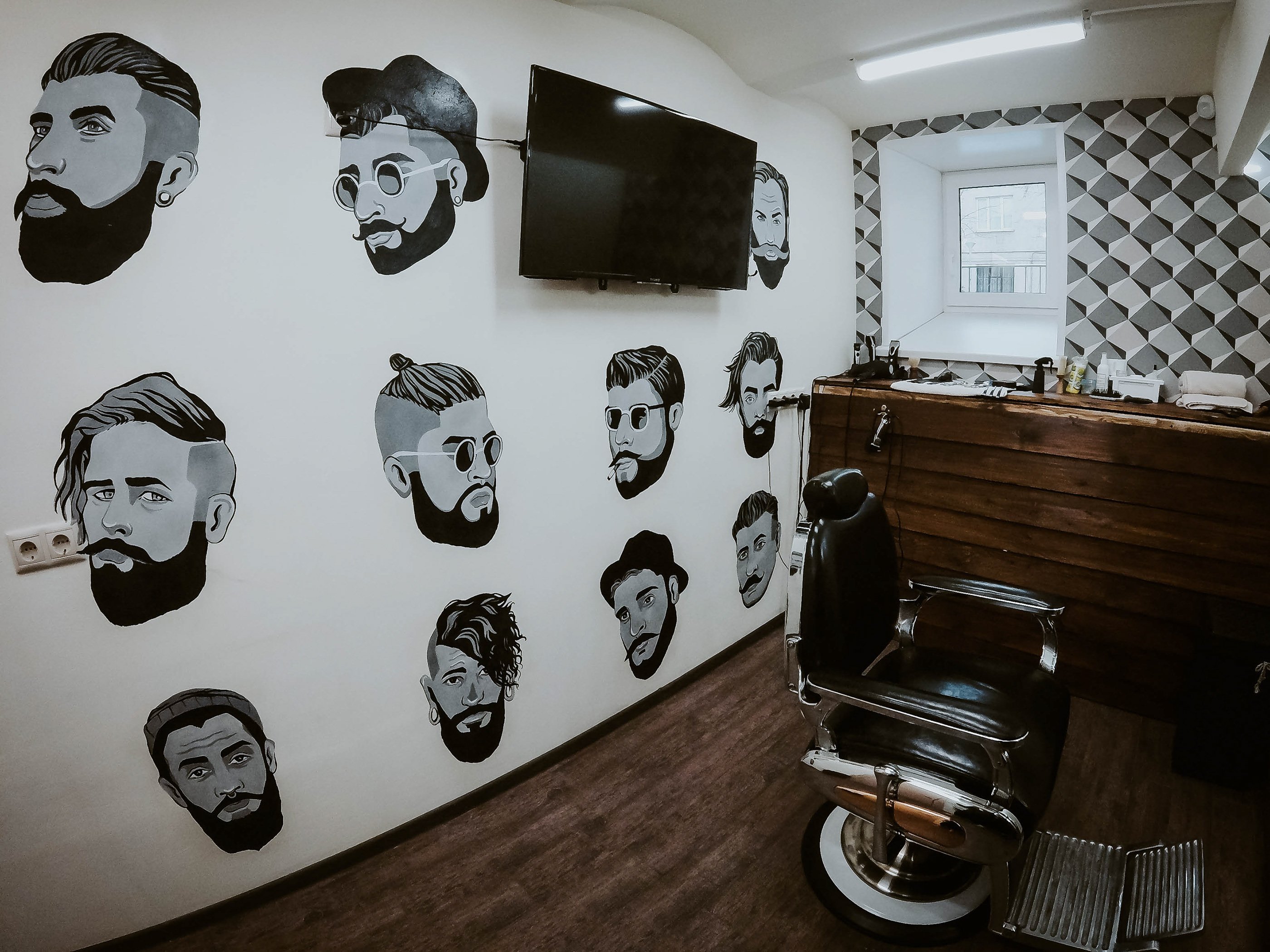Barbershop для стены