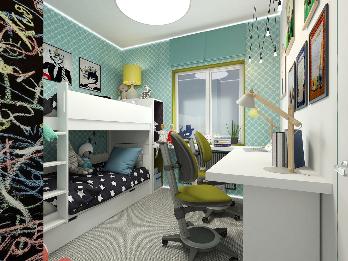 фото комнаты для разнополых подростков