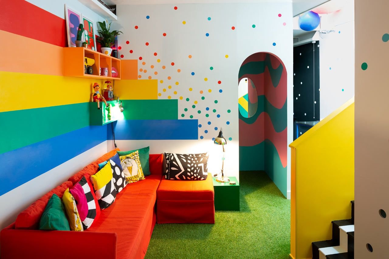 Дизайн детской комнаты Радужный
