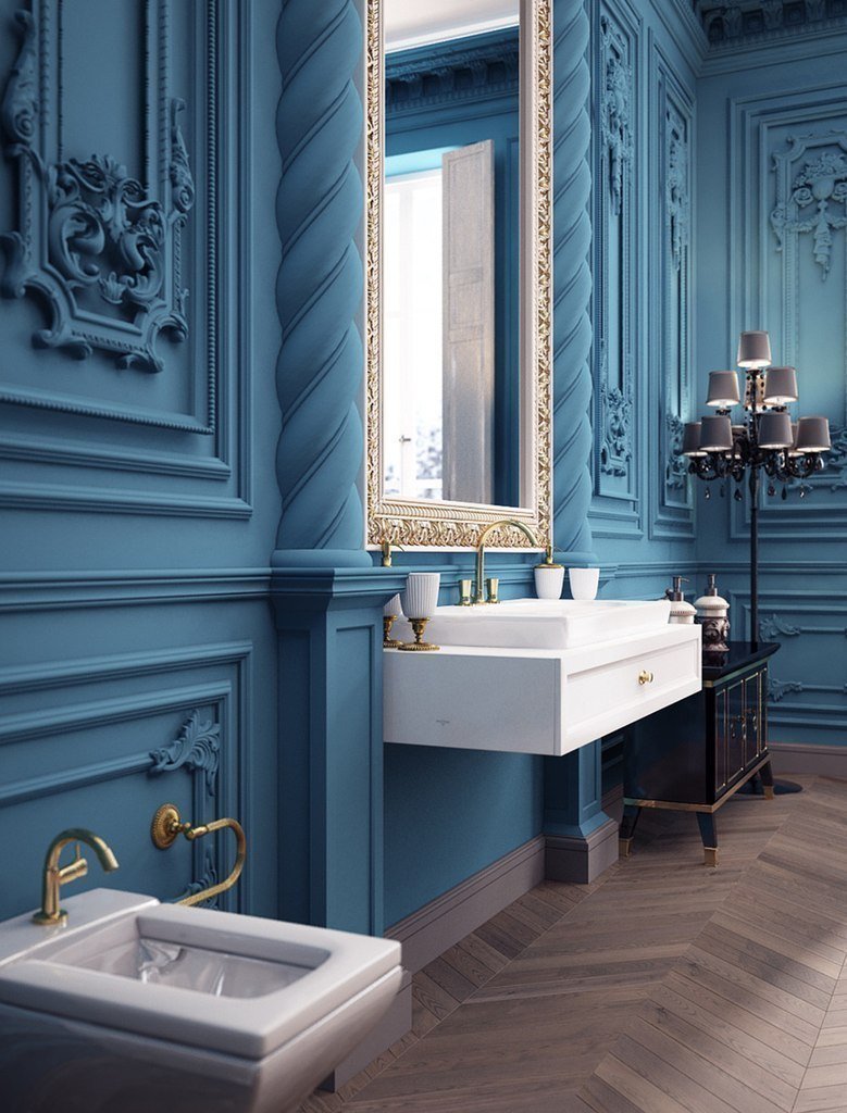 Интерьеров Antonovich Design ванна современный стиль