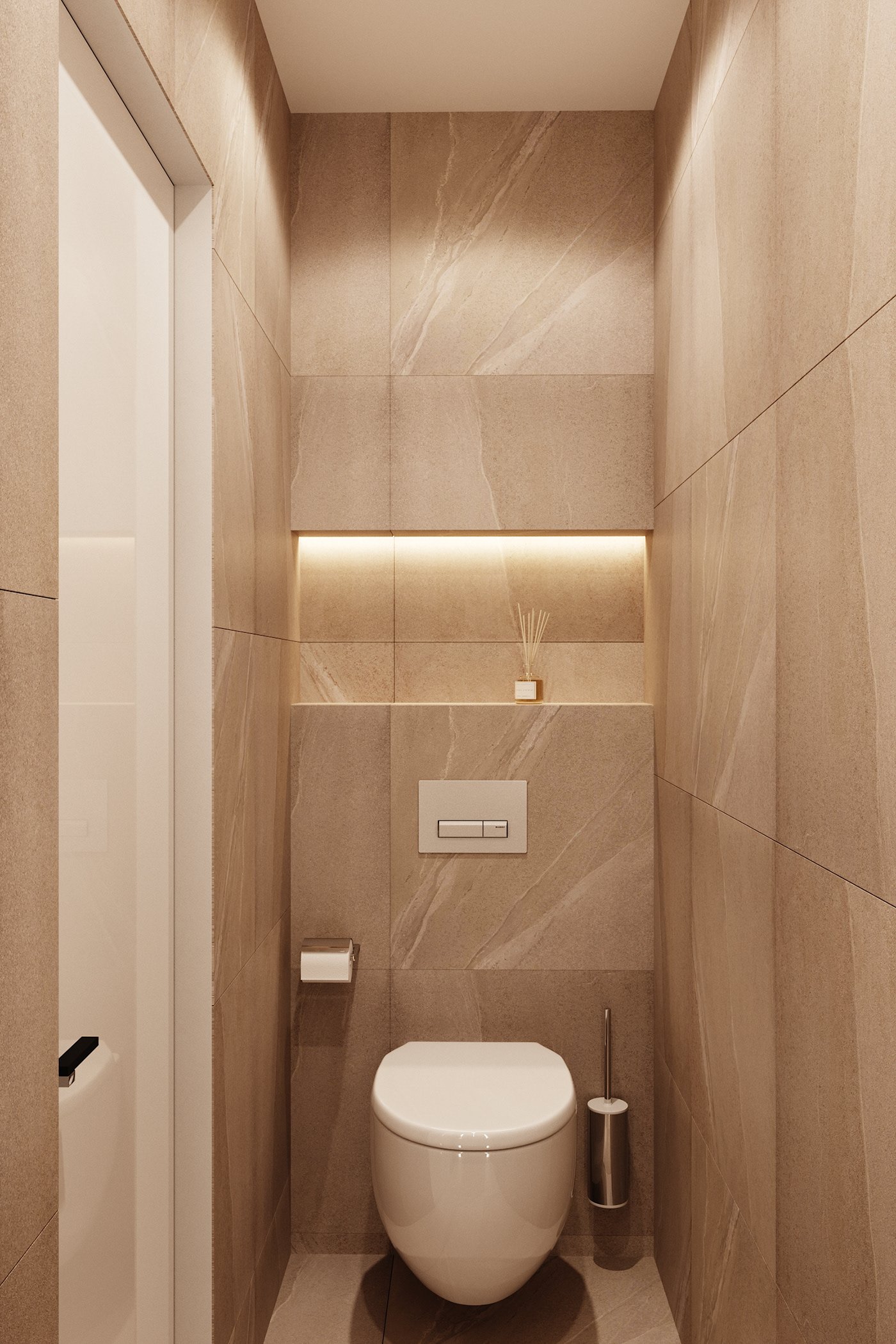 Дизайн туалета маленького в квартире современный фото