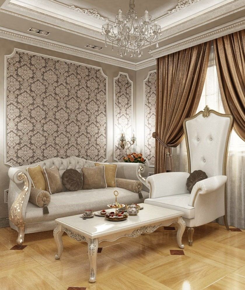 Классический интерьер гостиной