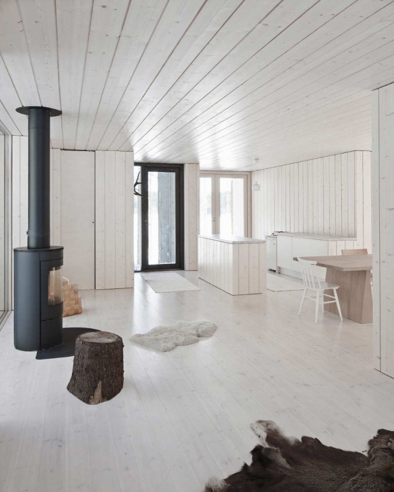 Минималистичный домик, Avanto Architects (Виррат, Финляндия)