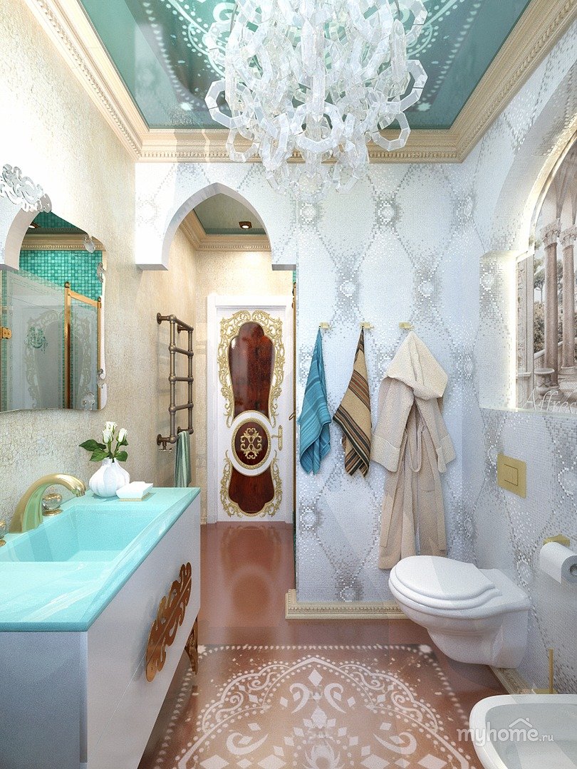 Ванная в мавританском стиле