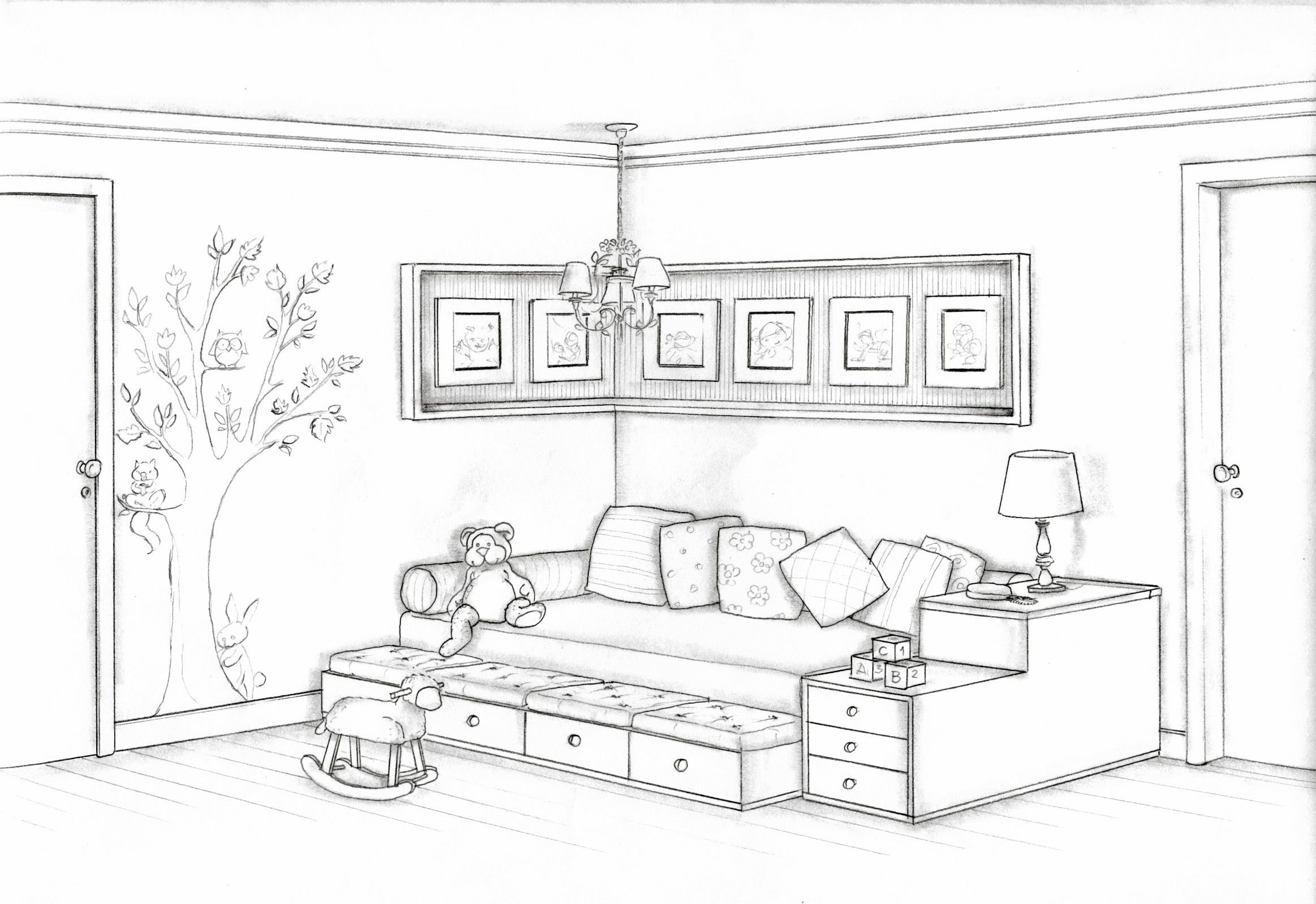 Рисунки для декора комнаты