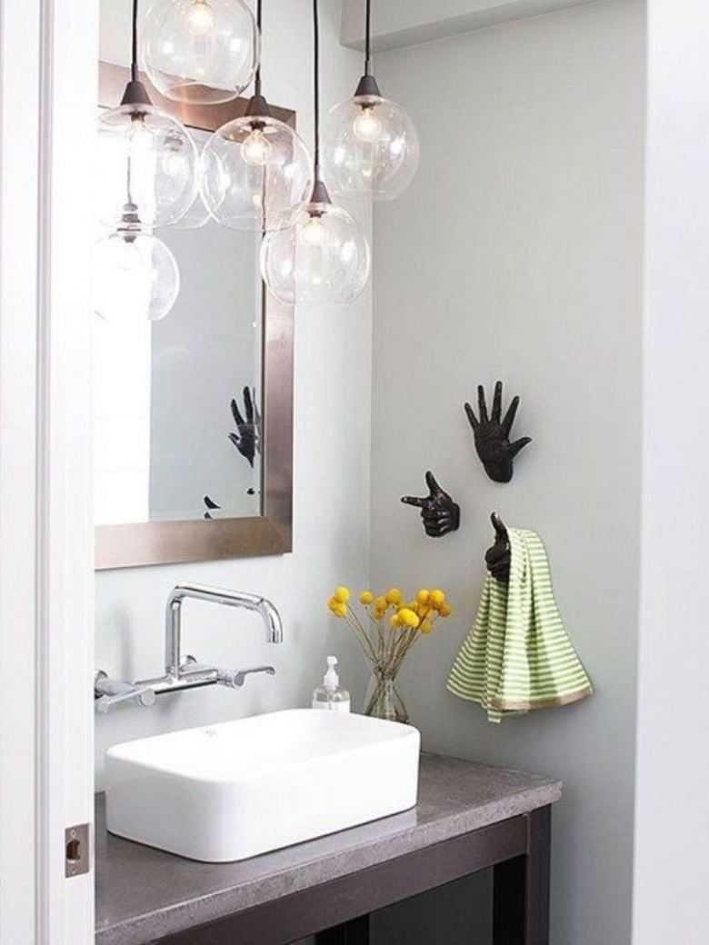 Подвесные светильники для ванной комнаты