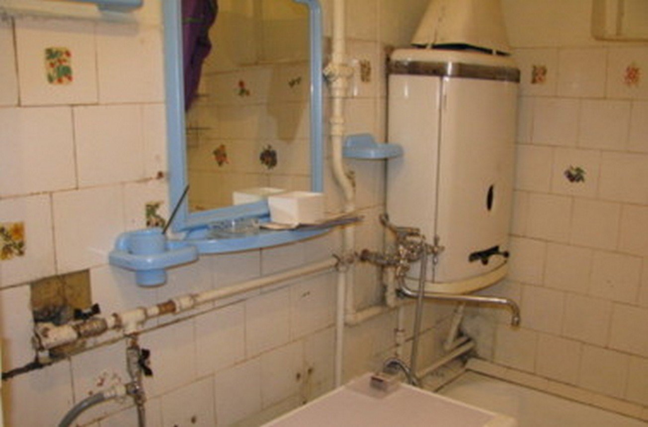 установка газовой колонки в ванной комнате