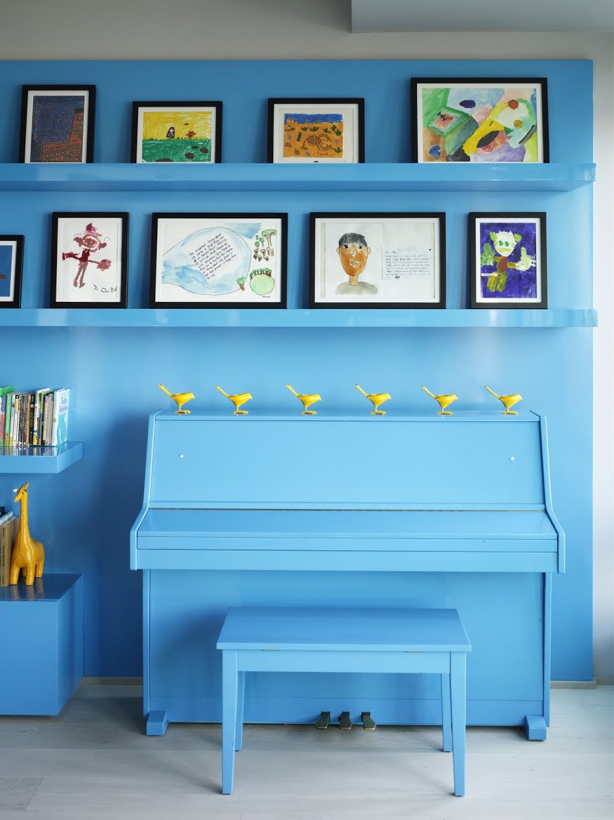 Пианино в детской комнате интерьер