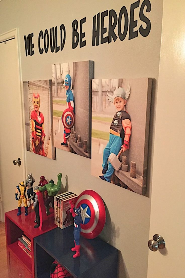 Детская комната в стиле Marvel