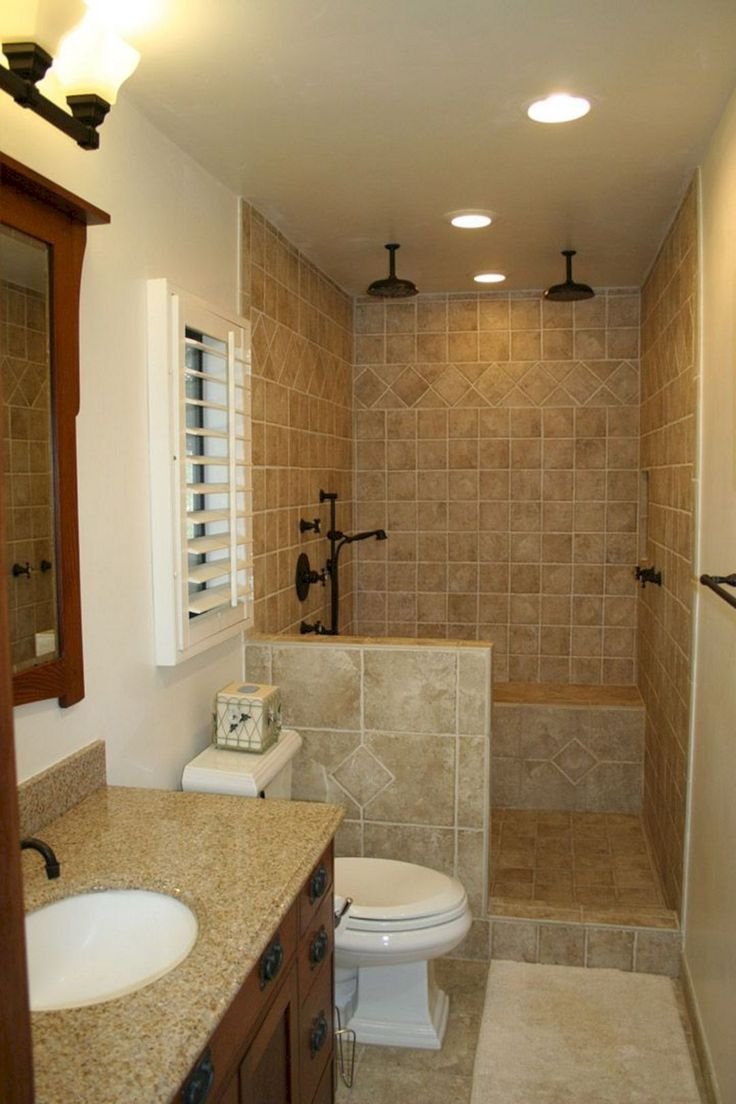 Очень узкая ванная комната