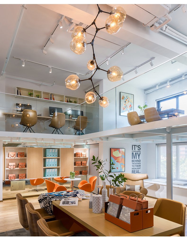 Люстра подвесная next Molecula