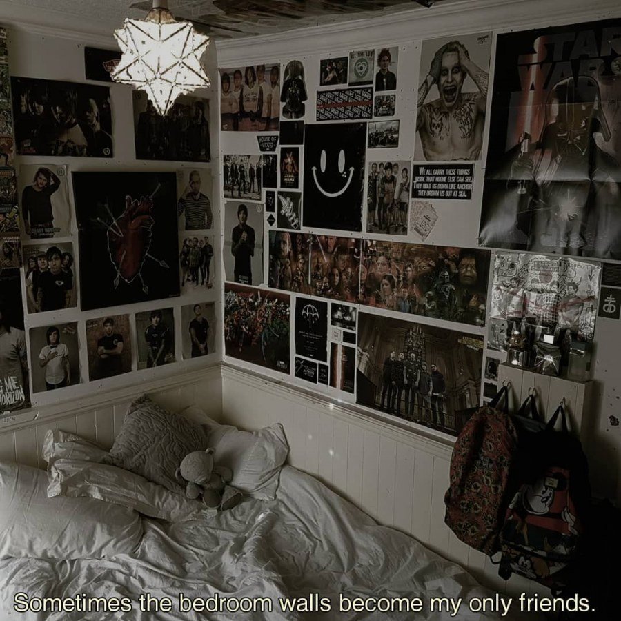 Комната в стиле панк