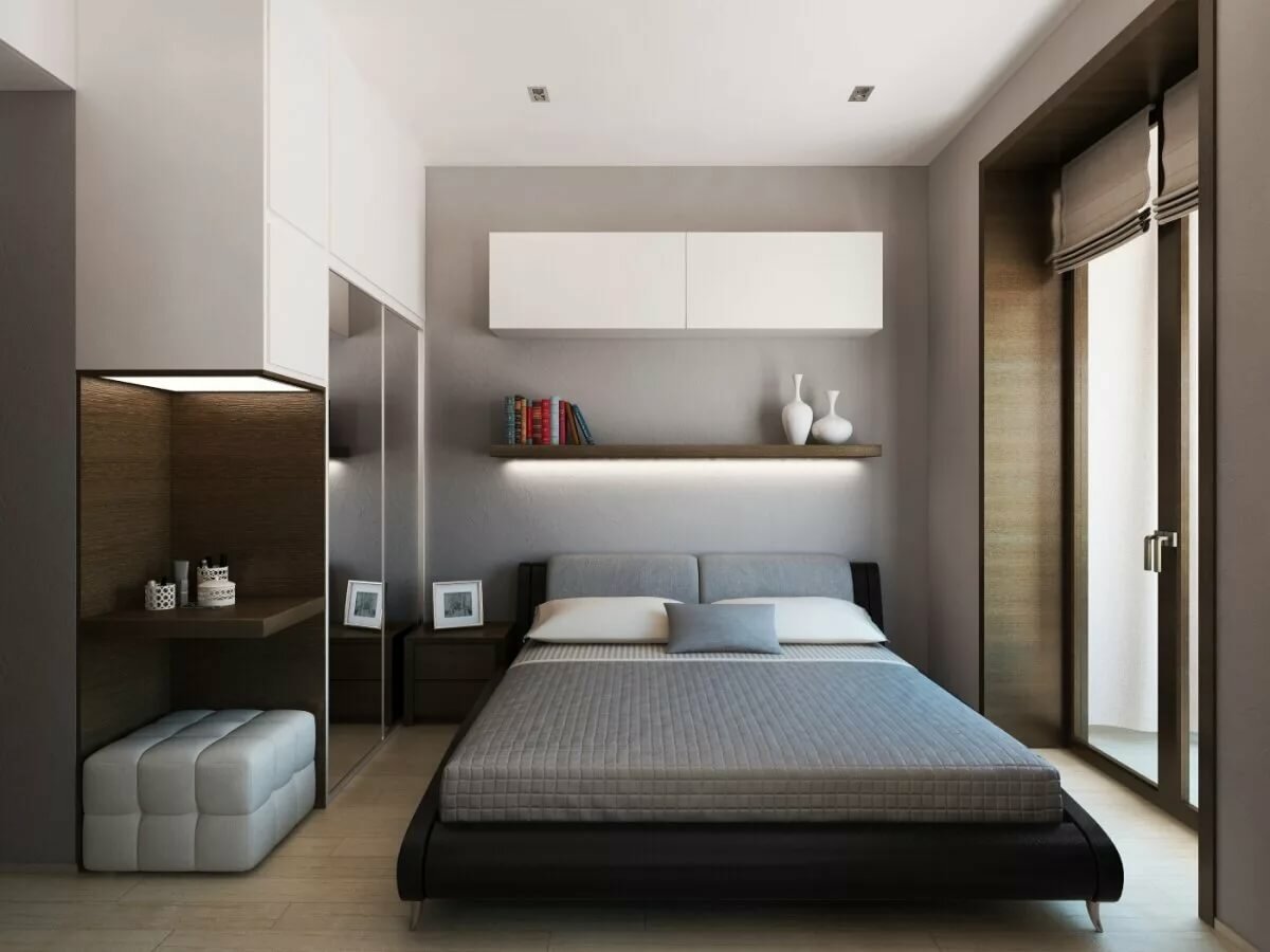 Интерьеры маленькой комнаты в современном стиле. Спальня в современном стиле. Маленькая спальня. Интерьер маленькой спальни. Маленькая спальня в современном стиле.