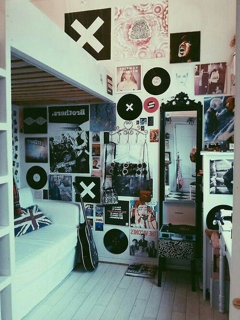 Декор комнаты в стиле панк