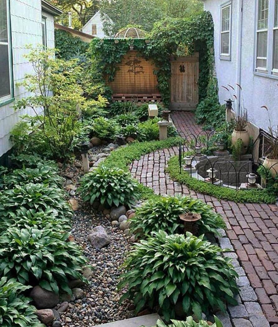 Ландшафтный дизайн маленького дворика (43 фото) - красивые картинки и HD фото