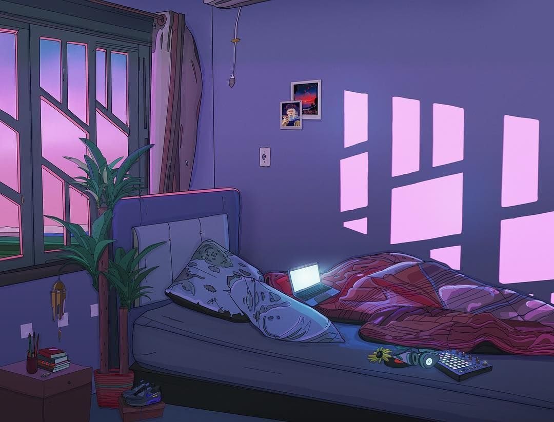 Вайб комната в аниме
