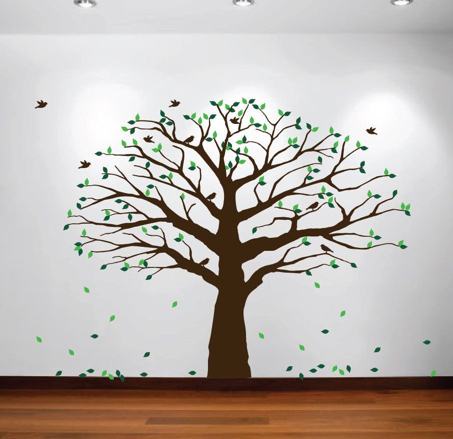 Дерево бумажное на стену